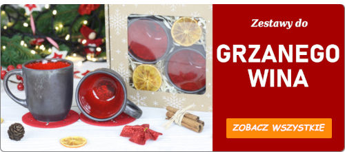 Dwie filiżanki Bel, kolor Rubin w pudełku prezentowym z suszonymi pomarańczami