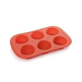 Forma silikonowa do pieczenia 6 muffinek i babeczek - górna średnica otworu 7 cm | TESCOMA DELICIA SILICON PRIME