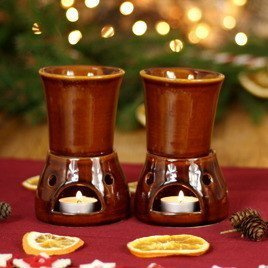 Zestaw prezentowy do grzanego wina - dwa kubki Watra z podgrzewaczami oraz pudełko prezentowe