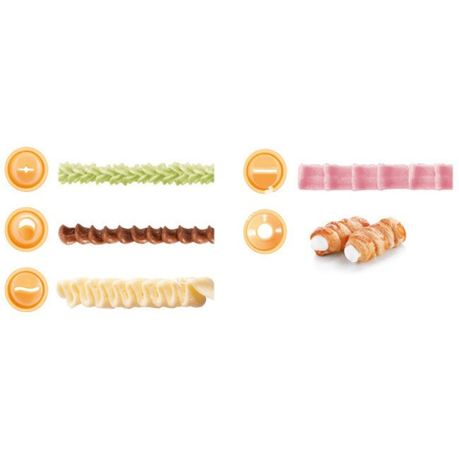 Tylki do zdobienia do szpryc cukierniczych - komplet 21 wzorów | TESCOMA DELICIA