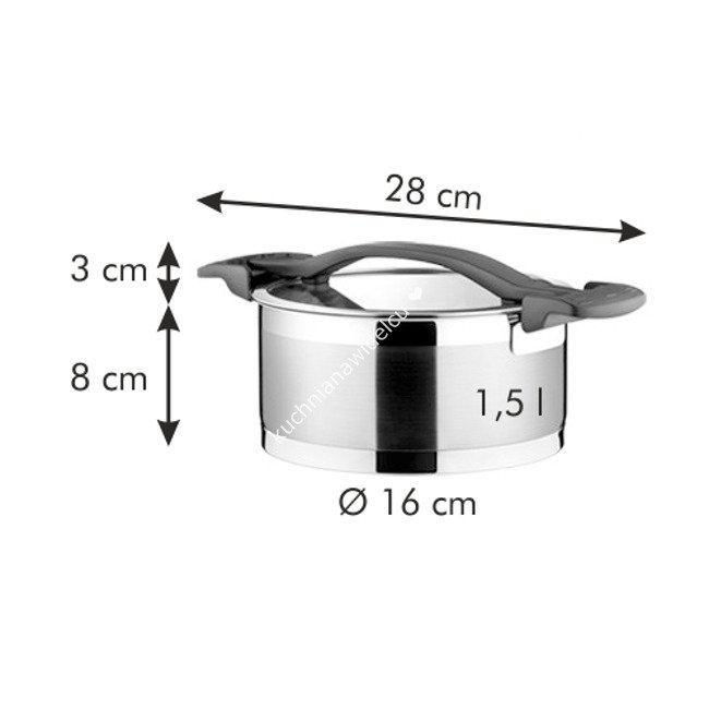 Komplet garnków 5 garnków z pokrywkami - 10 części w zestawie | TESCOMA ULTIMA