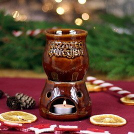 Zestaw prezentowy do grzańca - podgrzewacz, kubek Trio oraz pudełko prezentowe