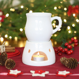 Zestaw prezentowy do grzańca - podgrzewacz, kubek Trio oraz pudełko prezentowe