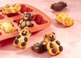 Forma silikonowa do pieczenia ciastek w kształcie misiów - 39x27cm TESCOMA DELICIA