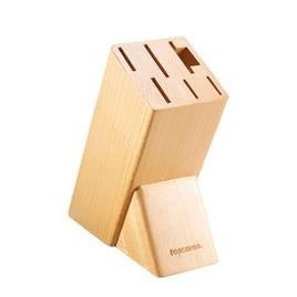 Drewniany blok na 6 noży kuchennych, nożyce do drobiu lub ostrzałkę | TESCOMA NOBLESSE