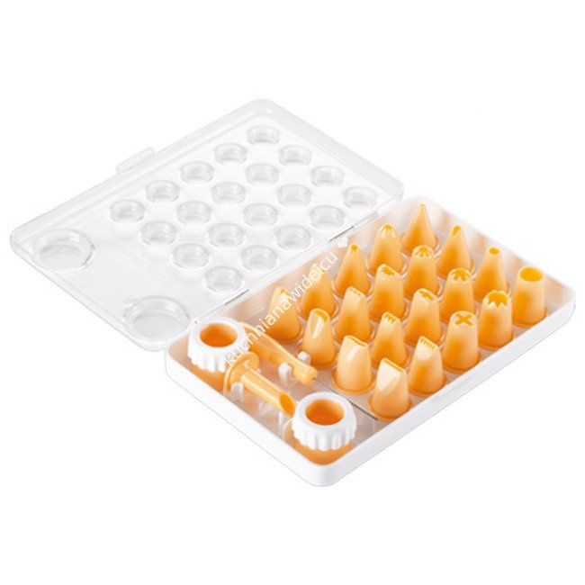 Tylki do zdobienia do szpryc cukierniczych - komplet 21 wzorów | TESCOMA DELICIA