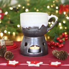 Zestaw prezentowy do grzanego wina - kubek Bel z podgrzewaczem oraz pudełko prezentowe