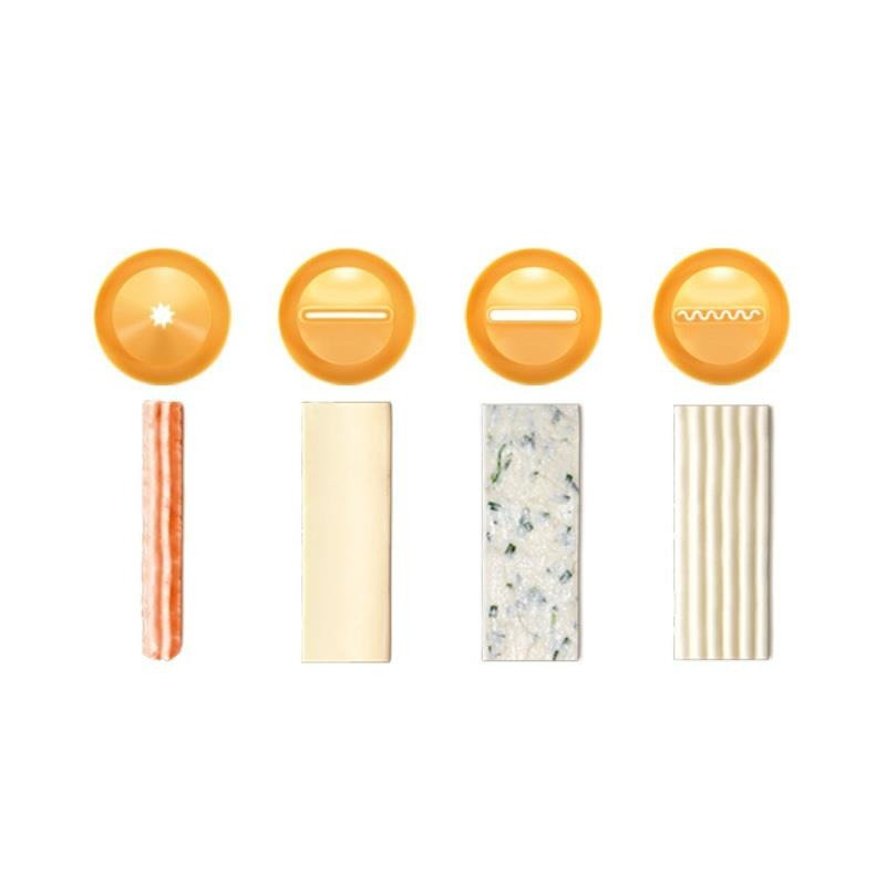 Dekorator do masła i serków kanapkowych - 4 wymienne nakładki | TESCOMA DELLA CASA