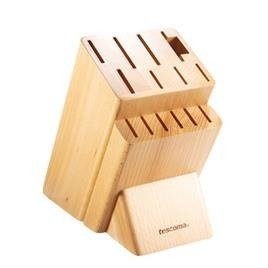 Drewniany blok na 14 noży kuchennych, nożyce do drobiu lub ostrzałkę | TESCOMA NOBLESSE