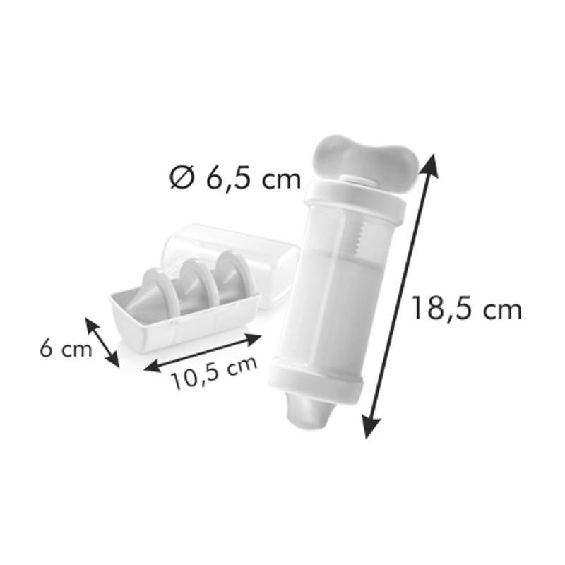 Dekorator do masła i serków kanapkowych - 4 wymienne nakładki | TESCOMA DELLA CASA