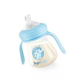 Butelka ze smoczkiem do karmienia niemowląt - pojemność 150 ml, niebieska | TESCOMA PAPU PAPI