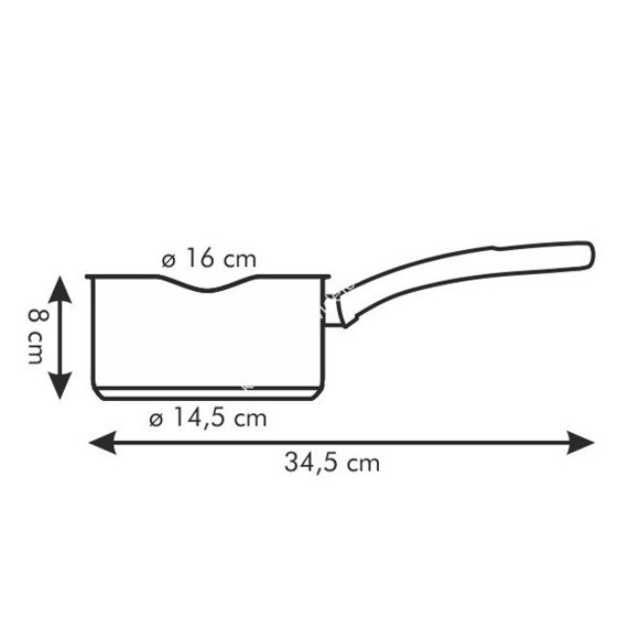 Rondelek z dwustronnym dzióbkiem - średnica ø 16 cm, pojemność 1,5 litra | TESCOMA PRESTO