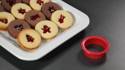 Foremki do wykonania kruchych ciasteczek z dziurką - motyw Boże Narodzenie, komplet 8 elementów | TESCOMA DELICIA